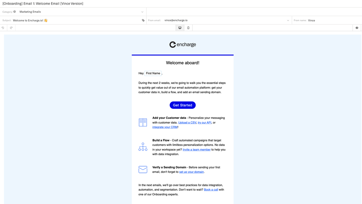 Whip up stunning emails, without coding
