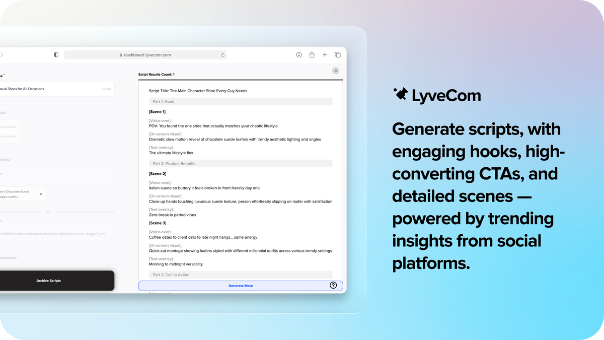 Turn scripts into stunning videos