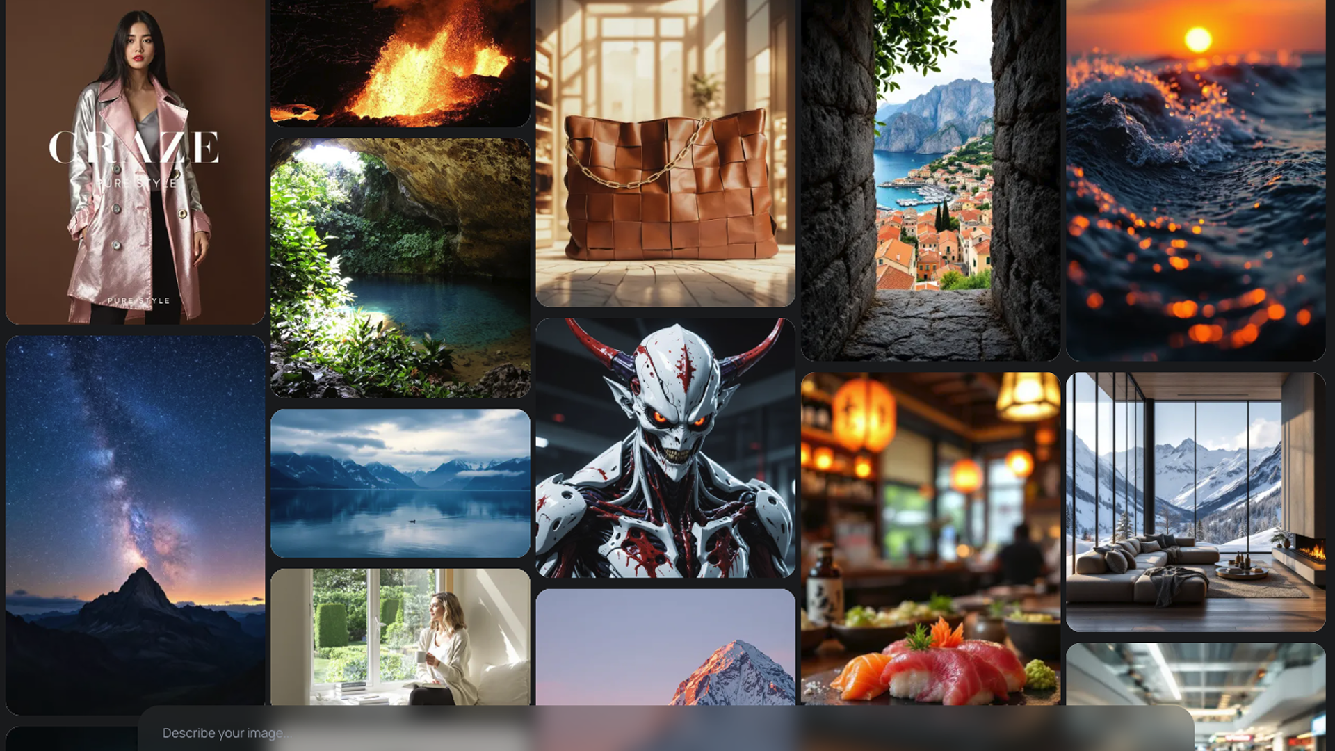 AI image generation
