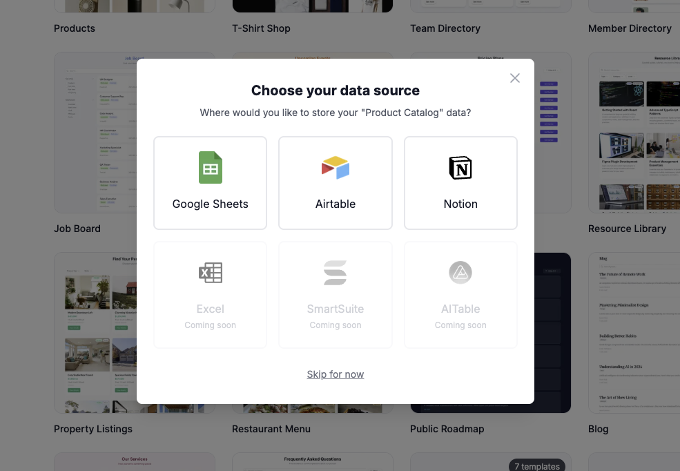 Data source selection