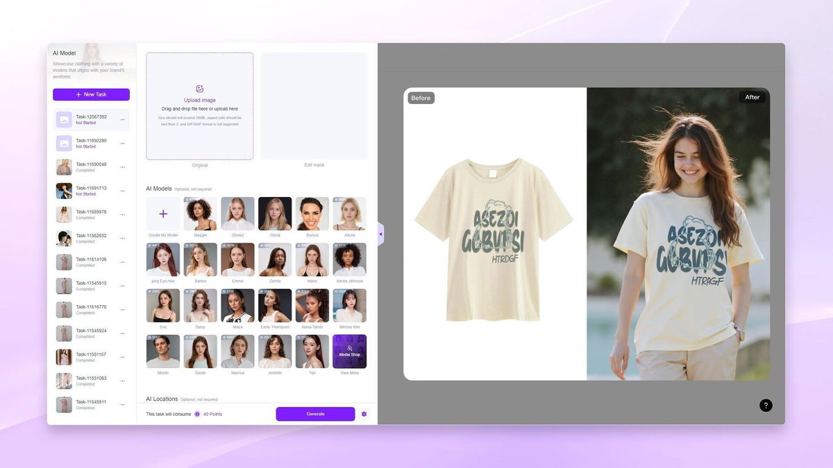 Show off your products with AI
