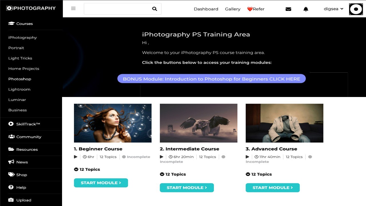 iPhotographyPS Digital Artistry Course (3 Course Bundle)