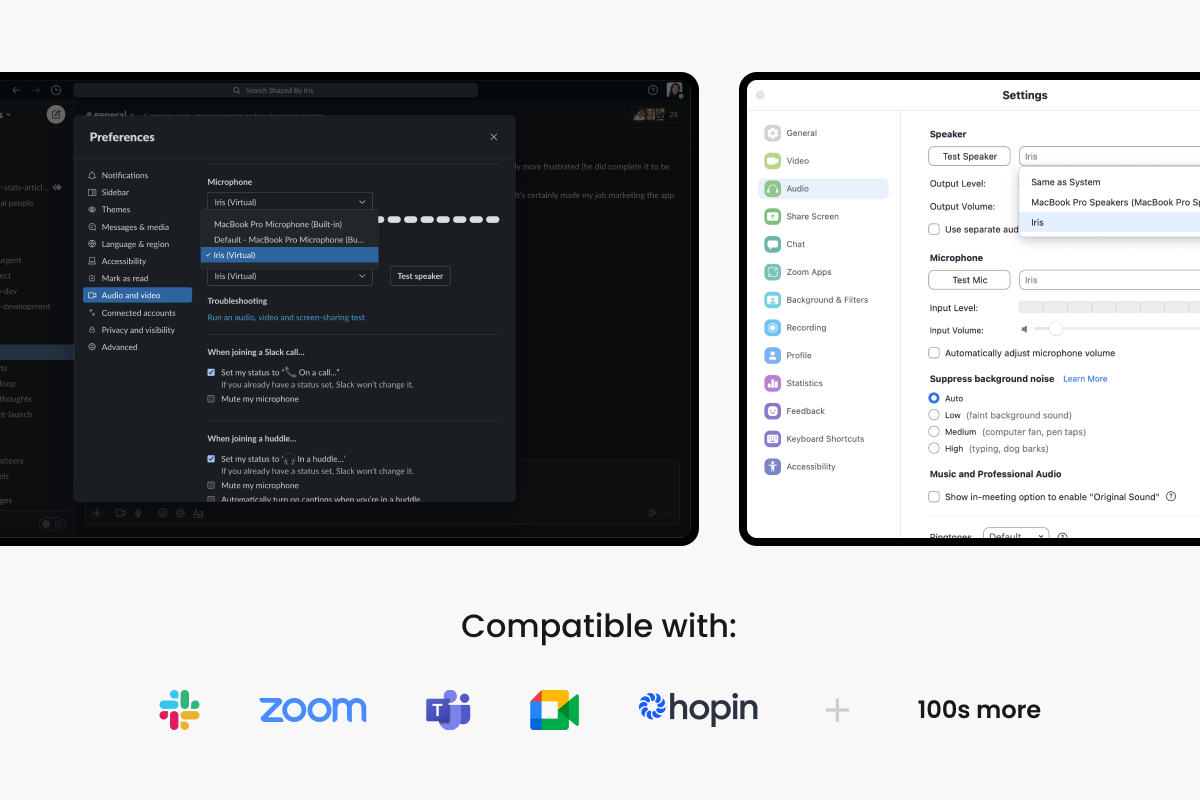 Conference app compatibility