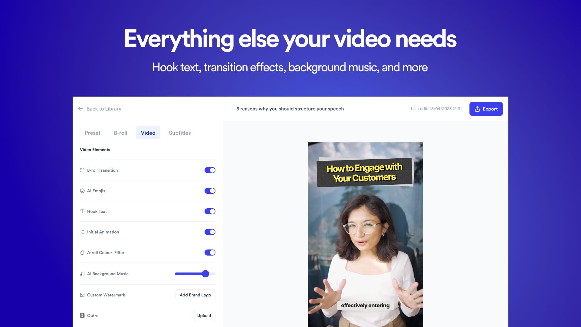 AI-powered effects