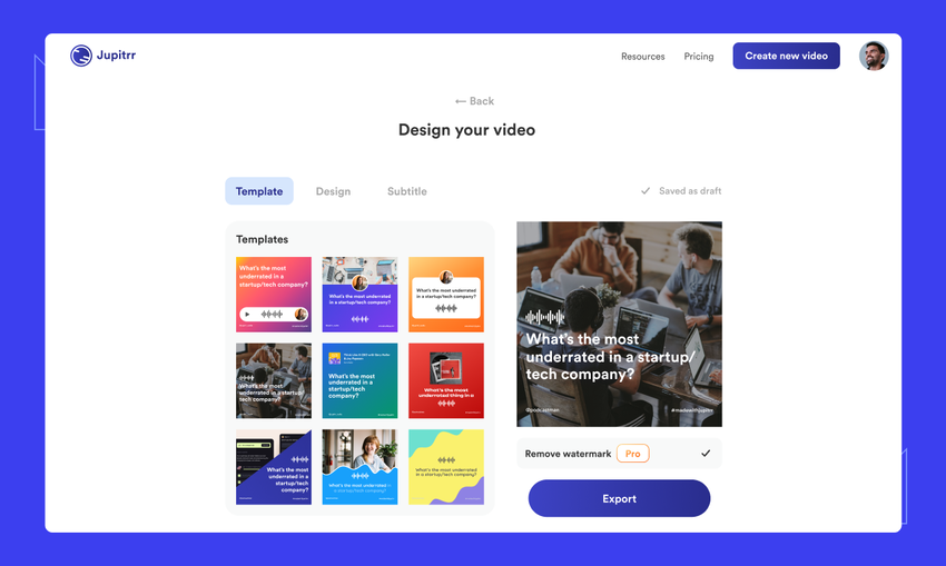 Jupitrr Edit Videos Like A Word Doc AppSumo Jupitrr edit videos like a word doc appsumo