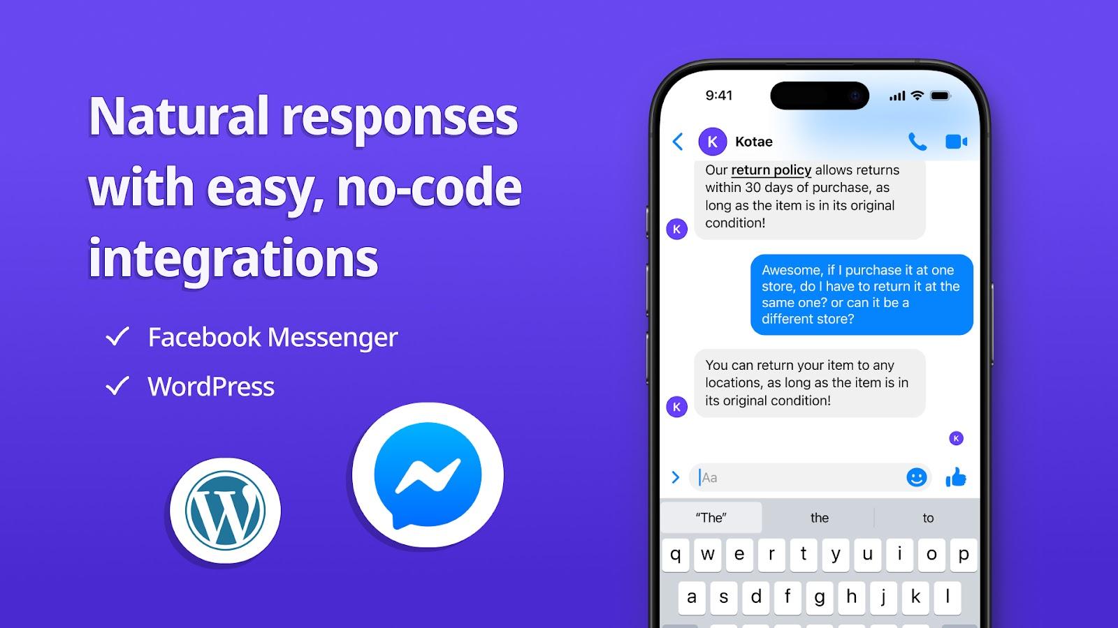 Chatbot integrations