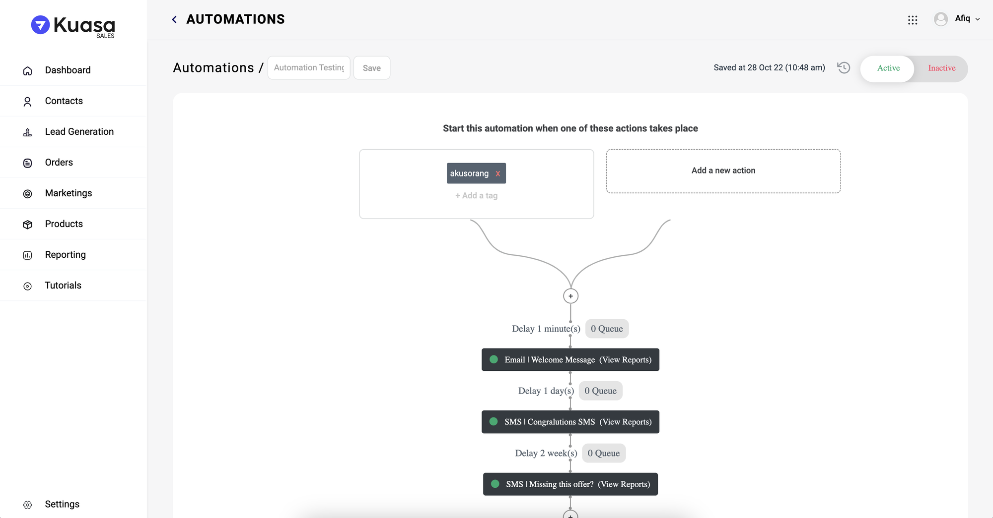 Follow-up automation