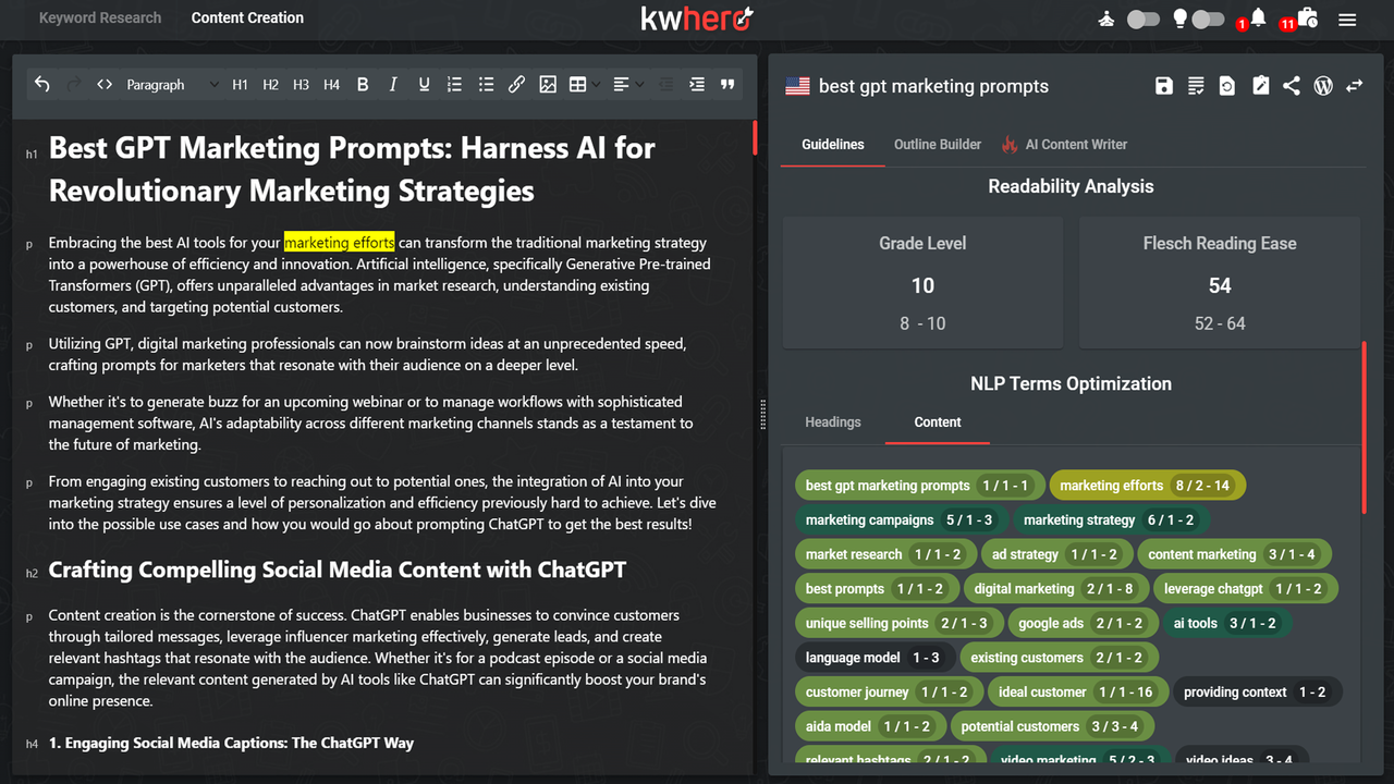Muscle past your competitors with advanced analysis