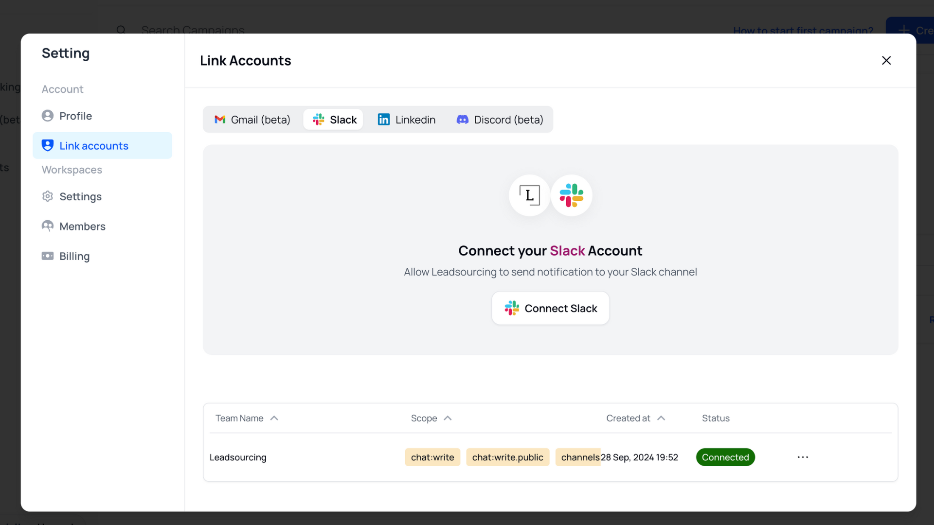 Lead notifications