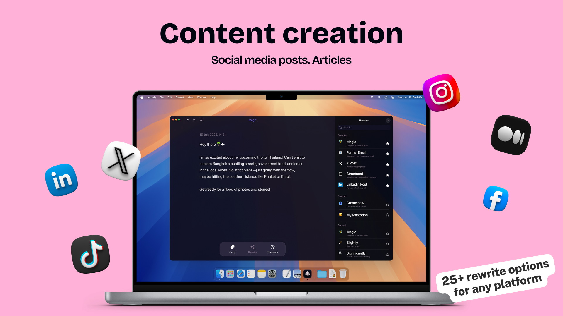 AI content creation