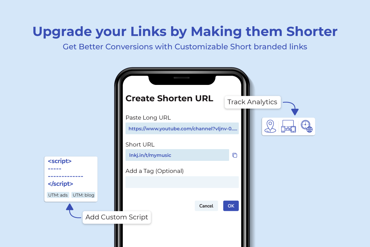 Create a shortened URL