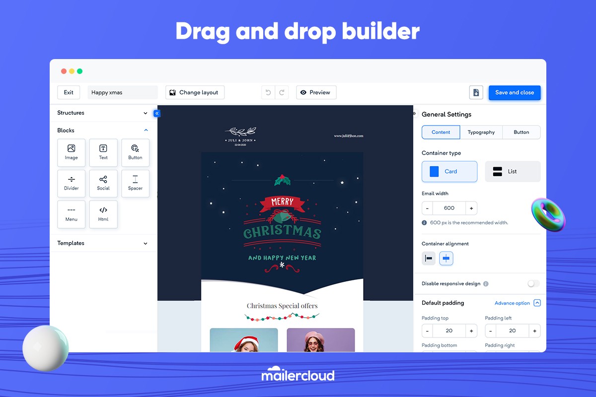 Email builder