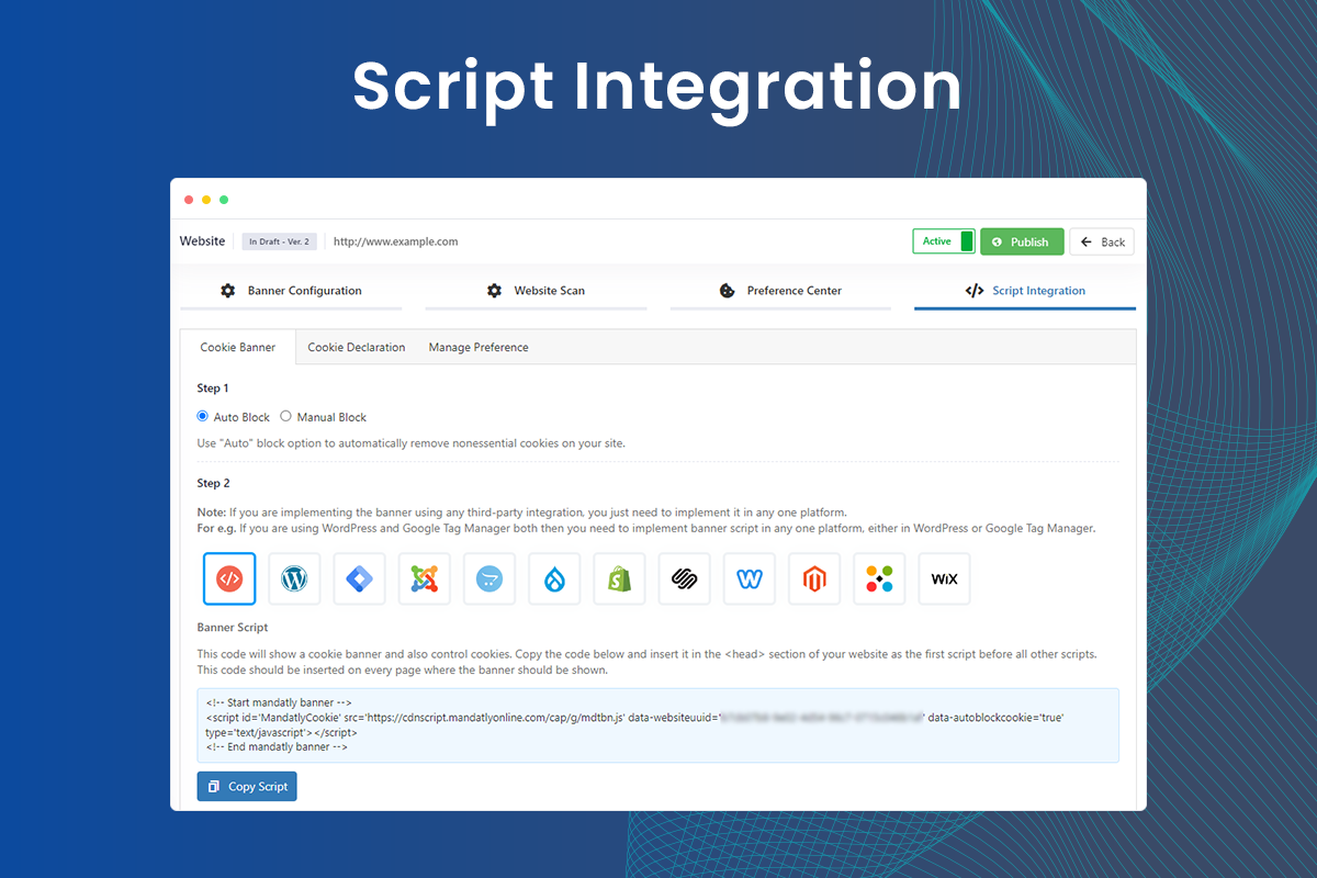 Script integration