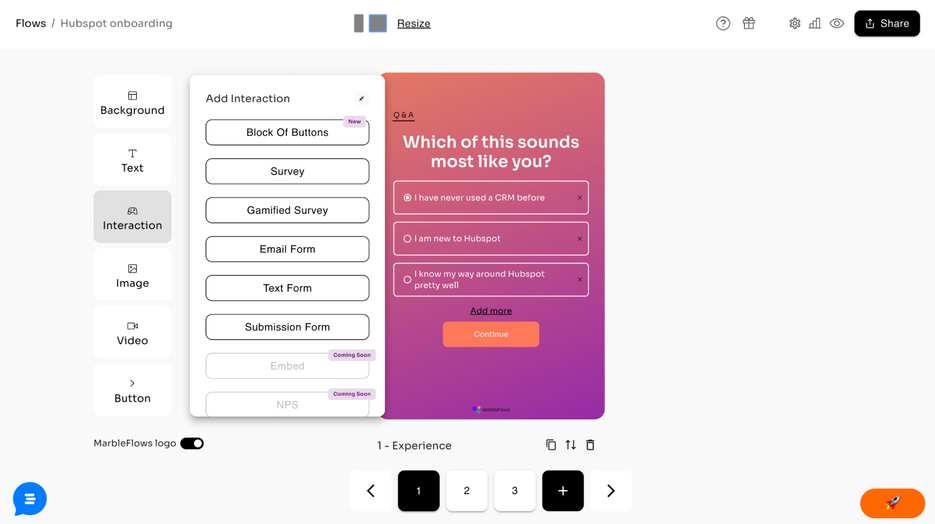 MarbleFlows - Build no-code interactive funnels | AppSumo