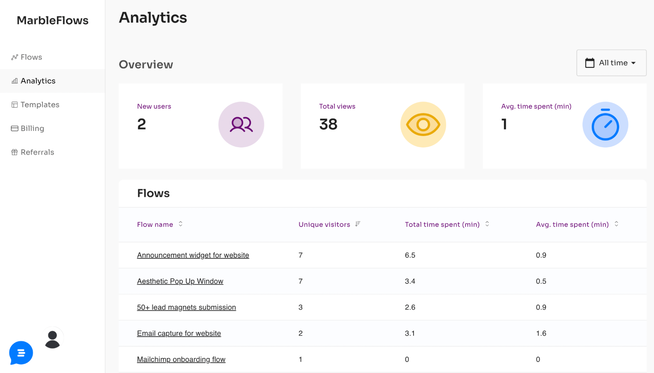 MarbleFlows - Build no-code interactive funnels | AppSumo