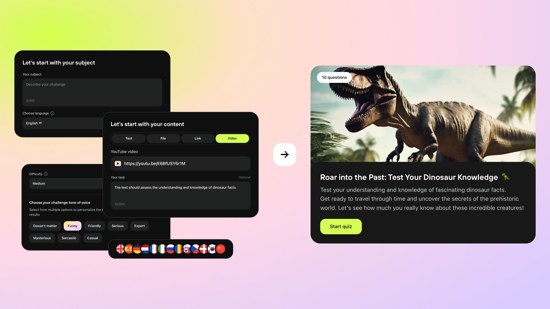 Interactive content creation