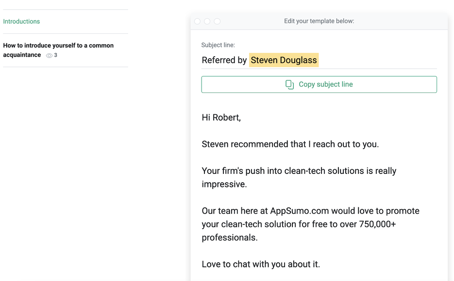 Million Dollar Email Templates 2.0 - Access now | AppSumo