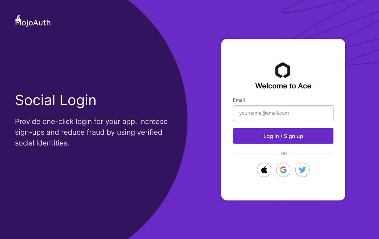 Social login