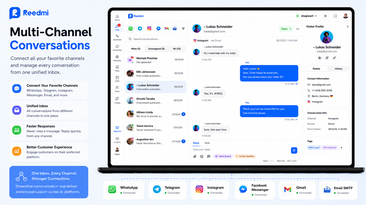 Multi-Channel Inbox