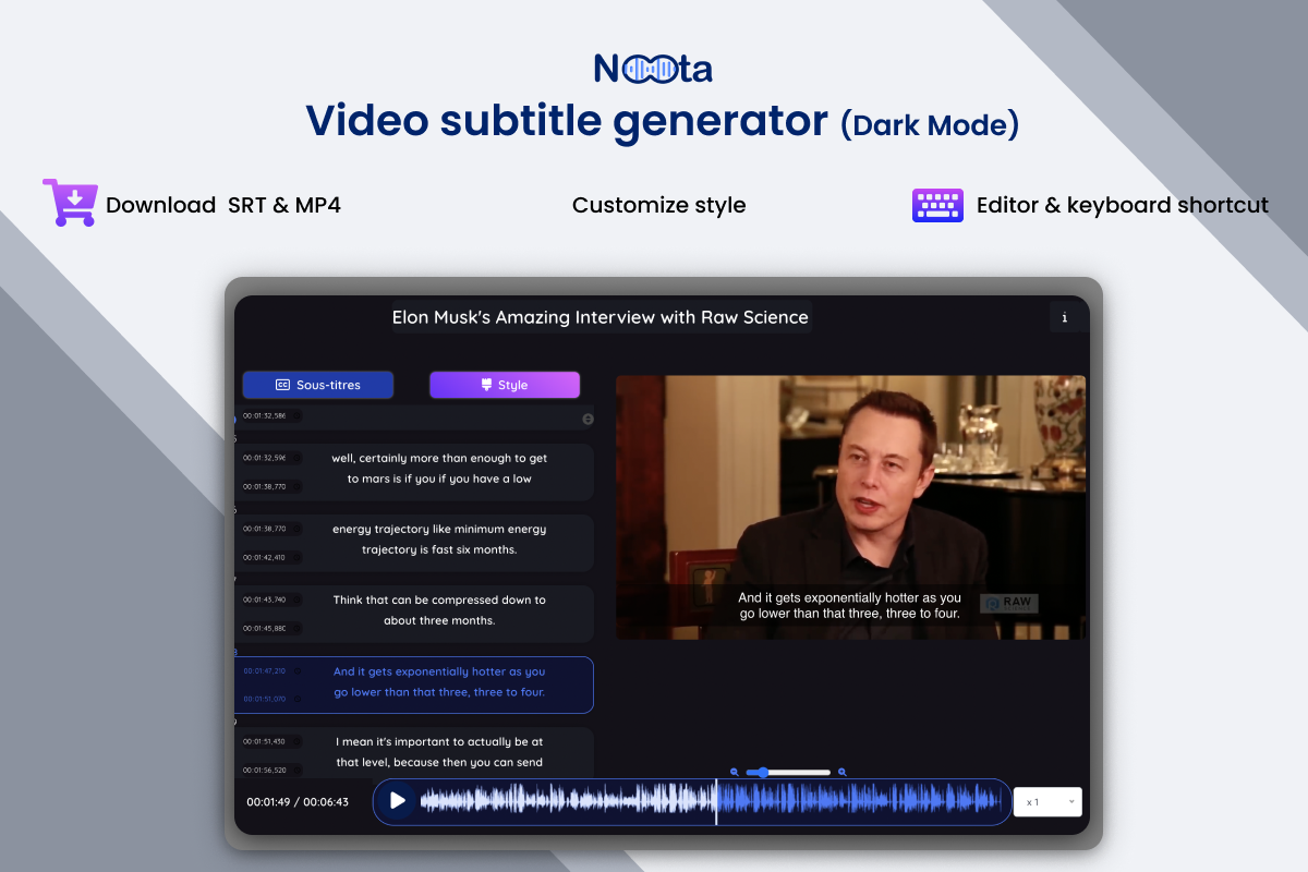 Subtitle generator