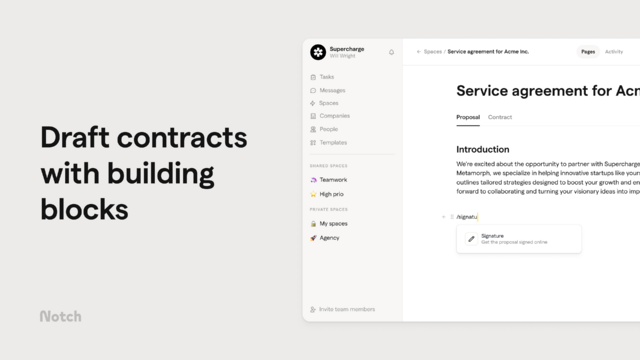 Contract management tool