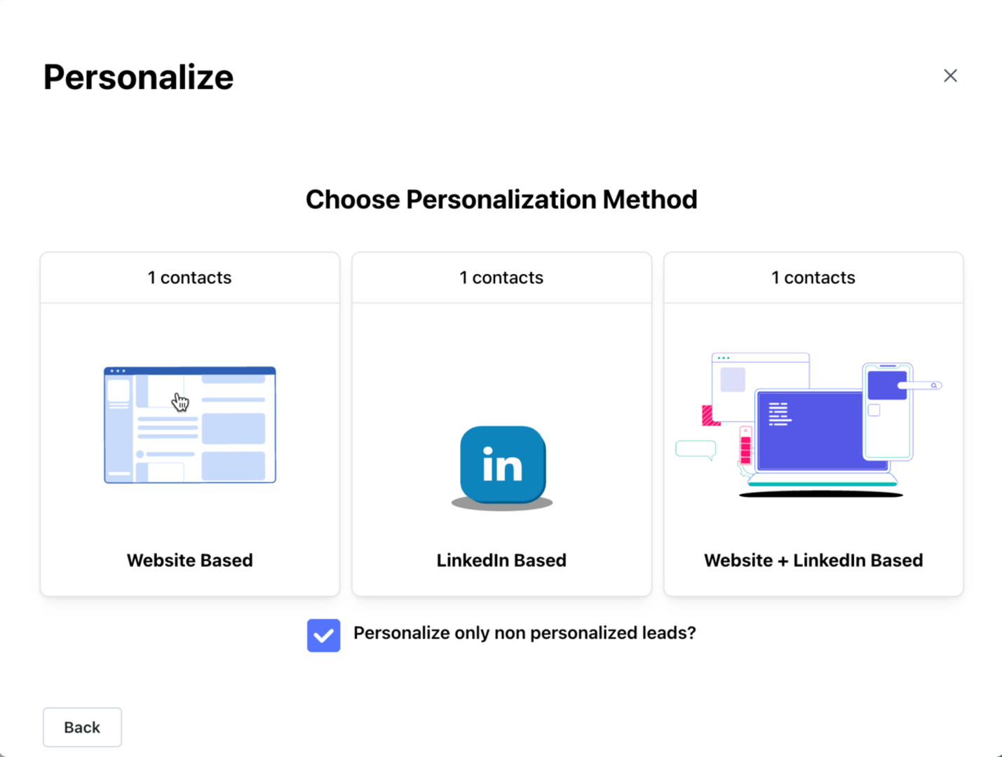 Personalize email outreach