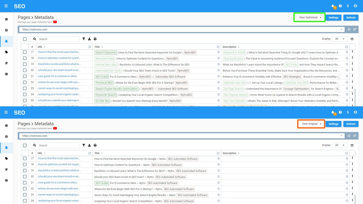 Auto-generate SEO meta tags