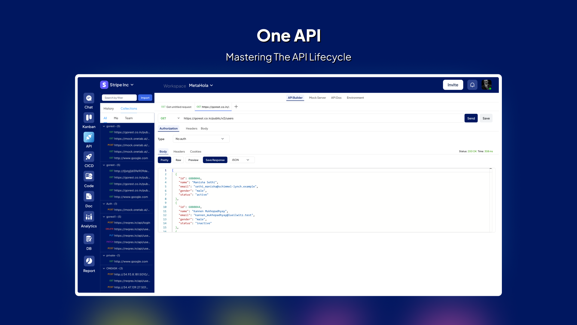 Manage API lifecycle