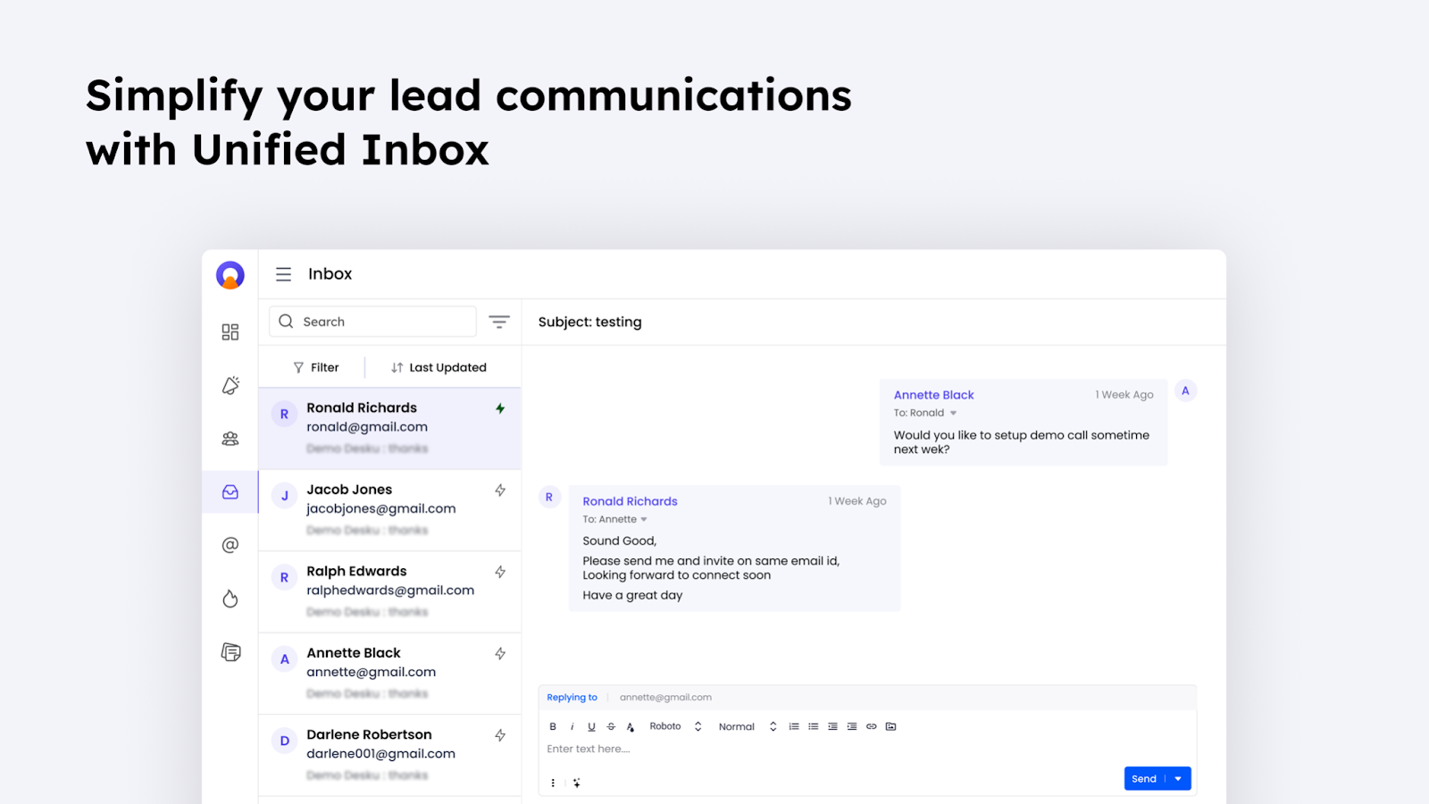 Unified inbox