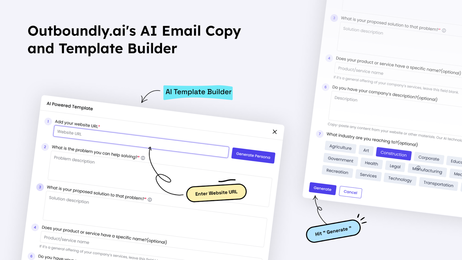 AI template builder