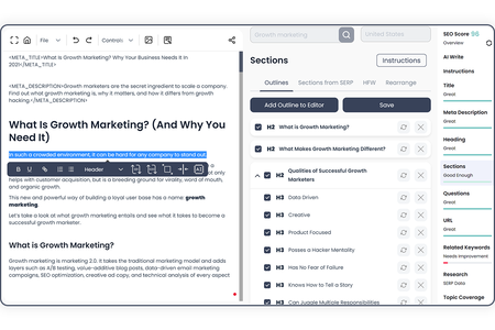 Outranking - Write search-friendly copy with AI | AppSumo