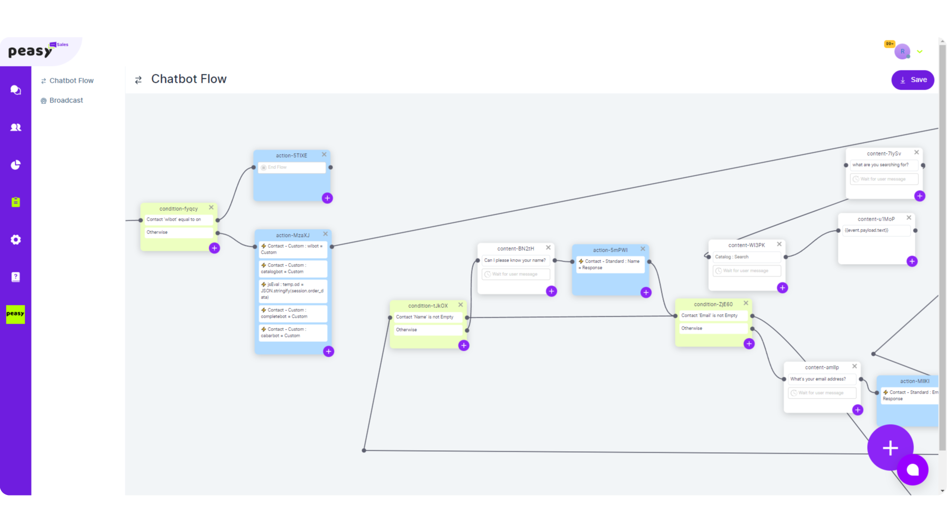 No-code chatbot builder