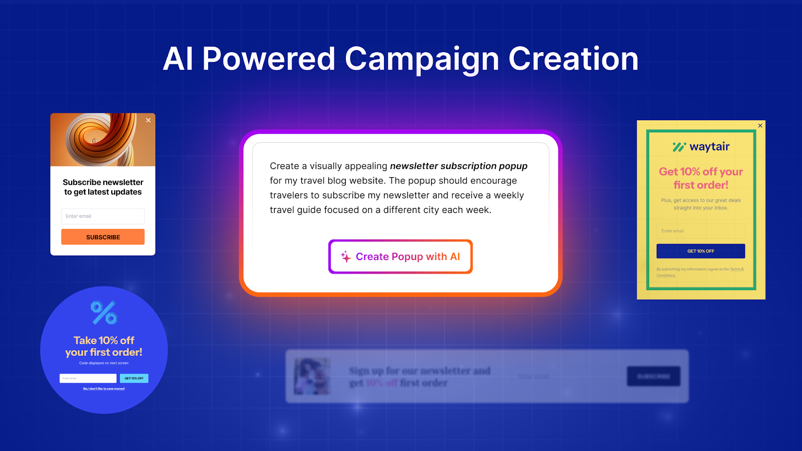 AI pop-ups