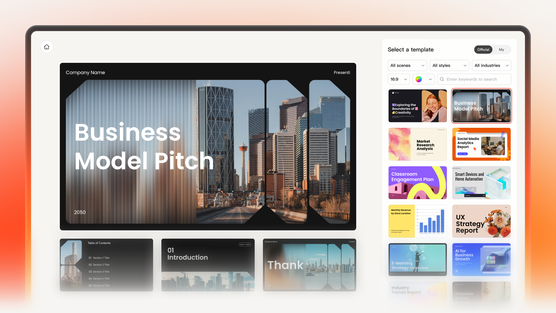 Design slides