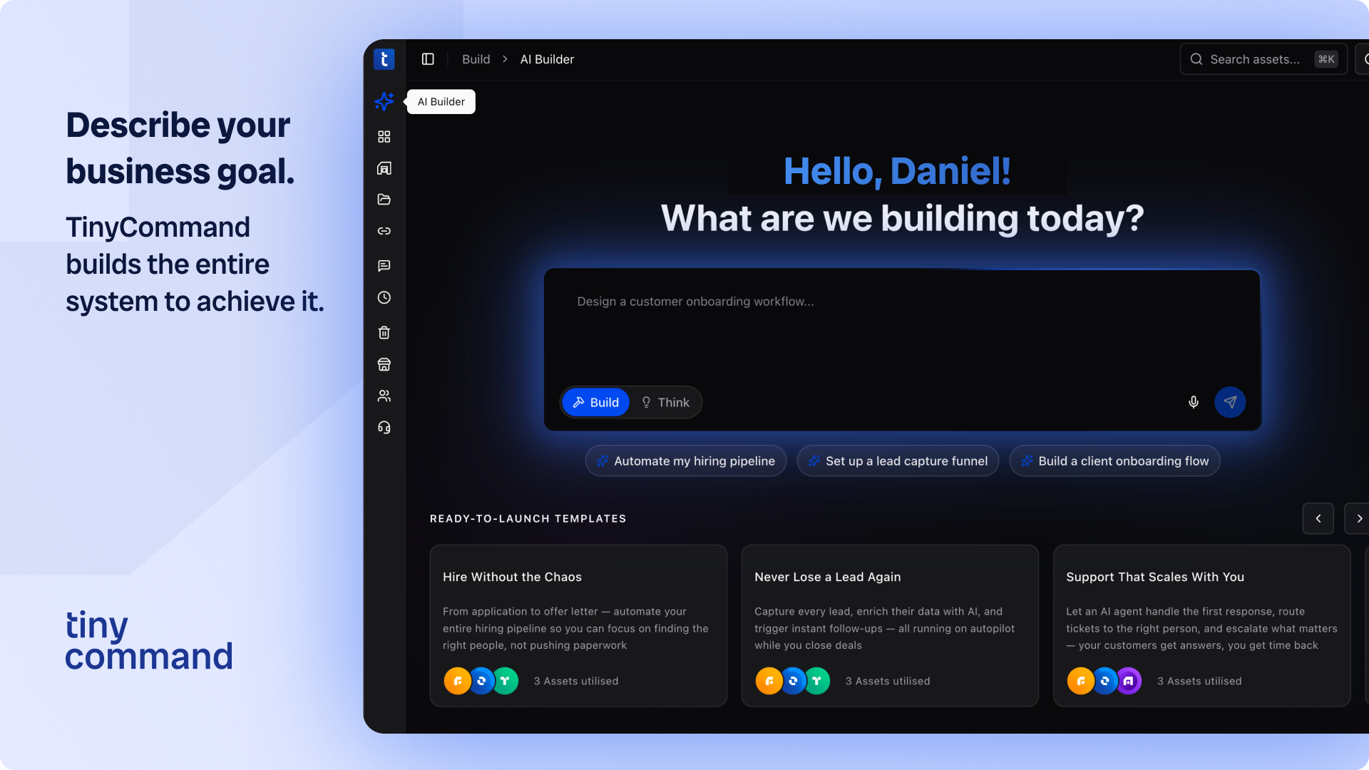 TinyCommand Builder