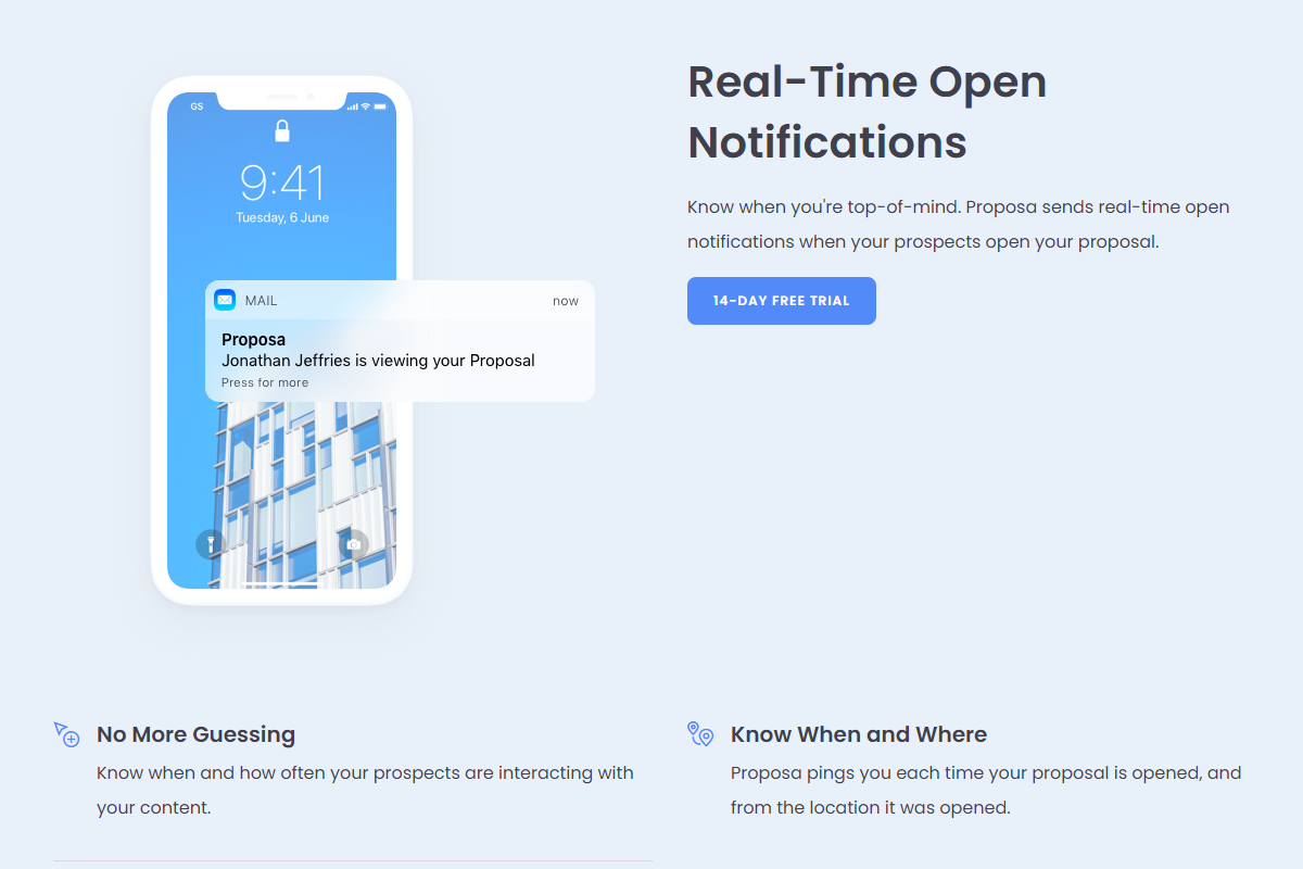 Real-time notifications