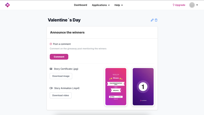 App Sorteos Rafflys Rafflys - Run social media giveaways and contests | AppSumo