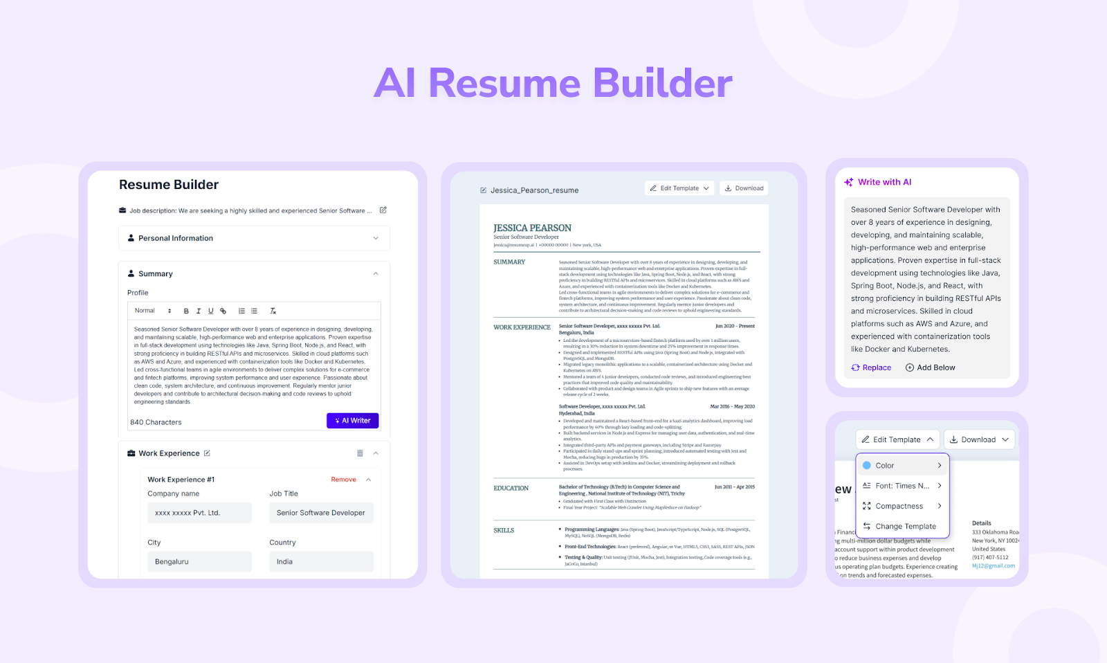 AI resume builder