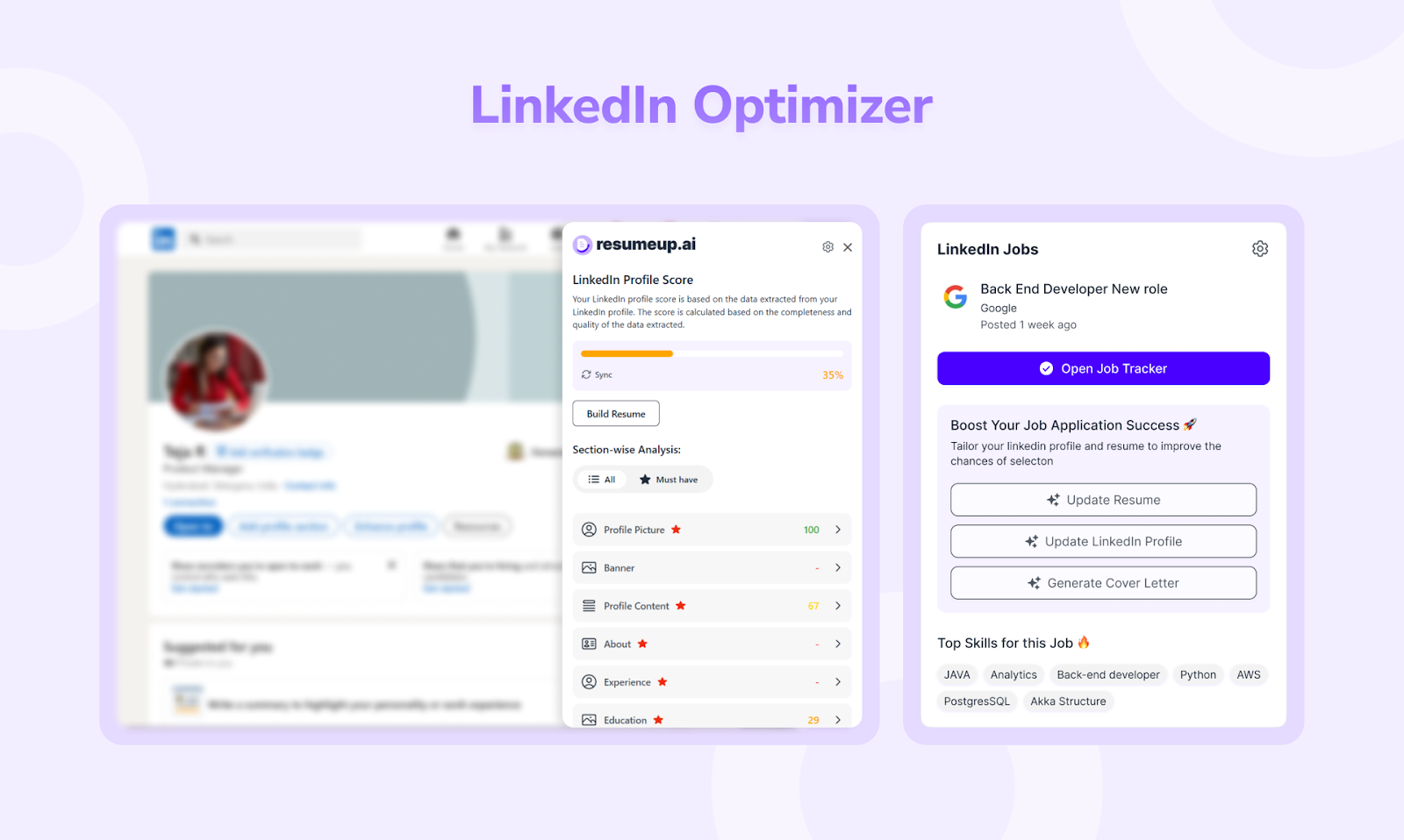 LinkedIn optimizer