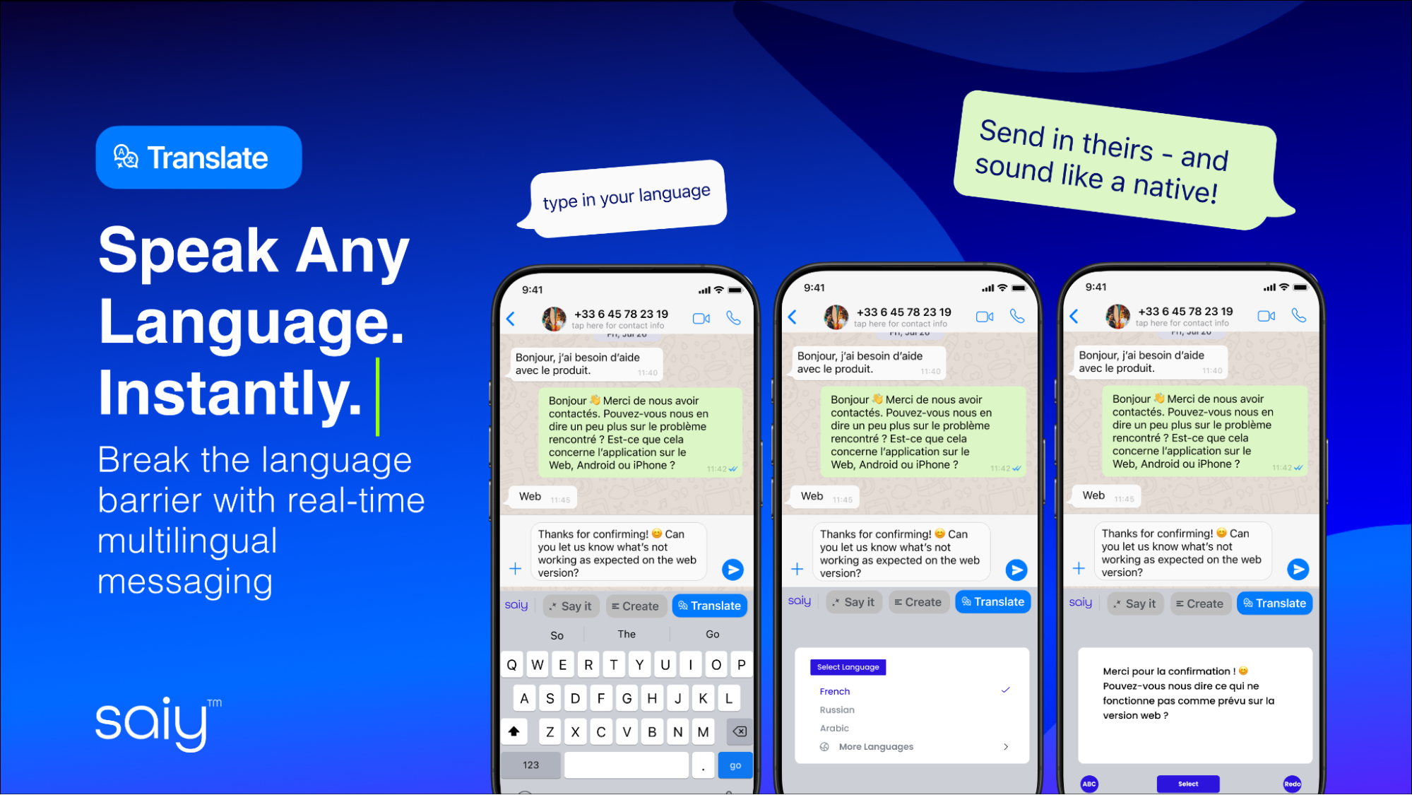 Message translations