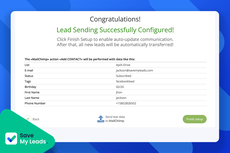 Successful data transfer thumbnail