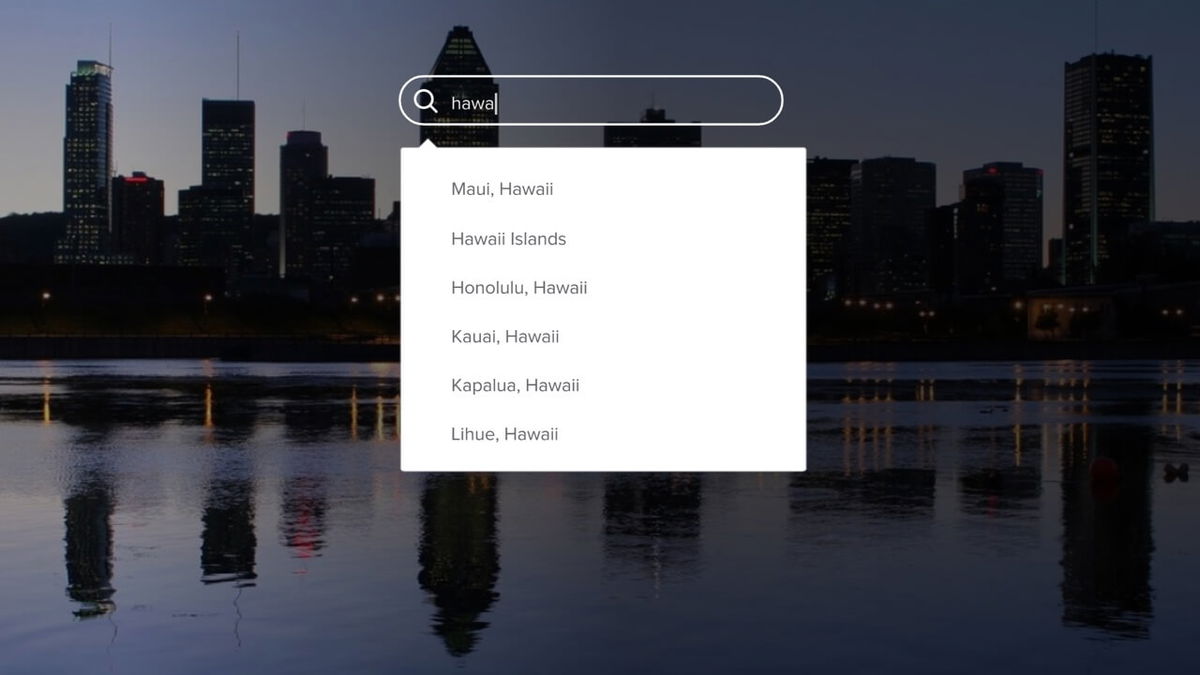 SearchIQ customized autocomplete on travel site