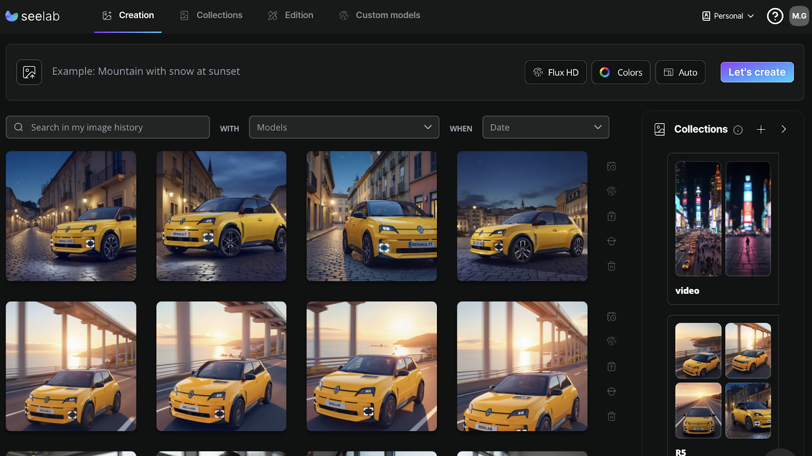 Image creation