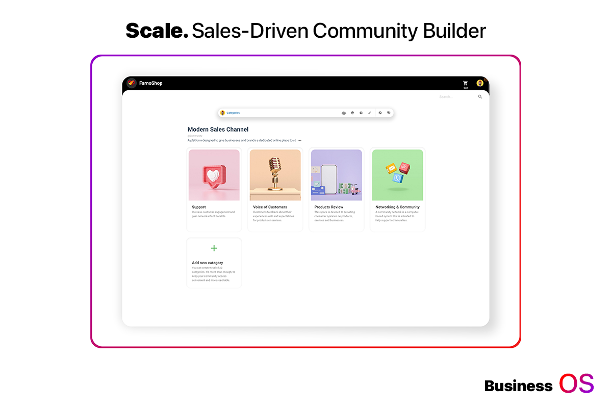 Community page builder