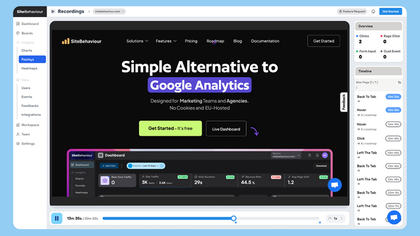 SiteBehaviour - Alternative to Google Analytics | AppSumo