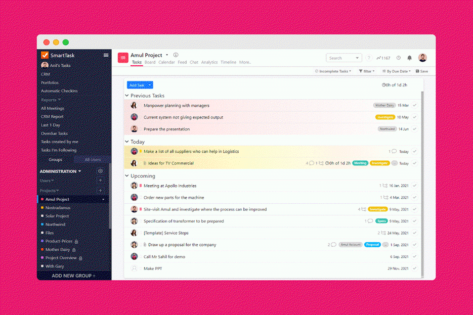 SmartTask - Manage projects and execute tasks | AppSumo