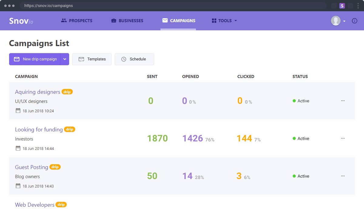 Lifetime Access to Snovio