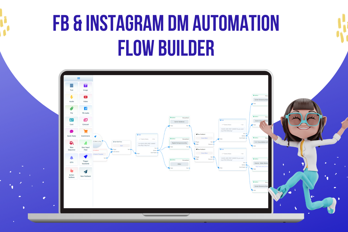 Chatbot flow builder