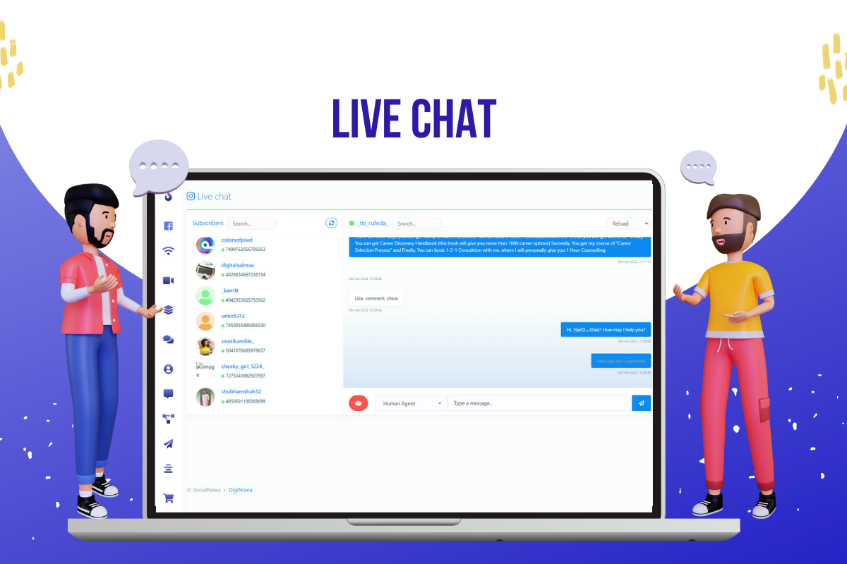 Live chat