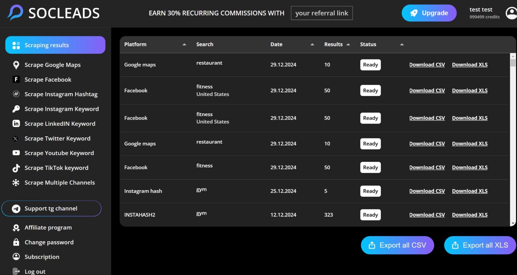 Multiple outreach campaigns